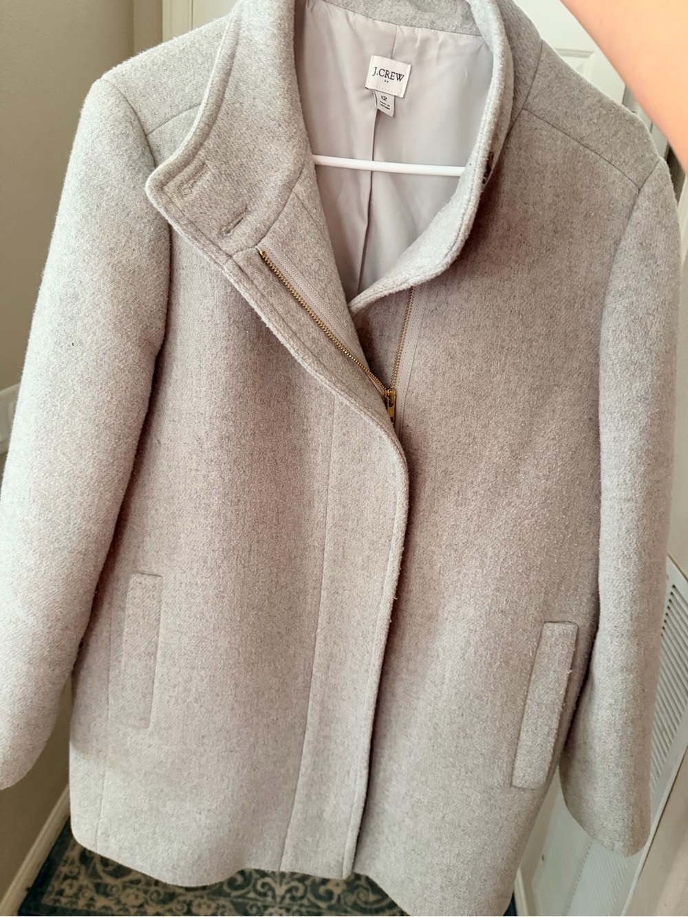 J. Crew light grey Women's coat